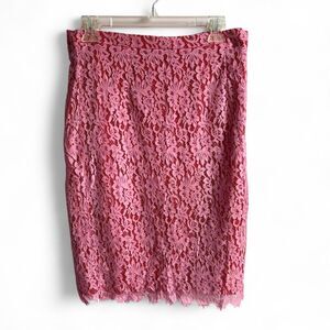 DVF Women's Pink Pencil Skirt